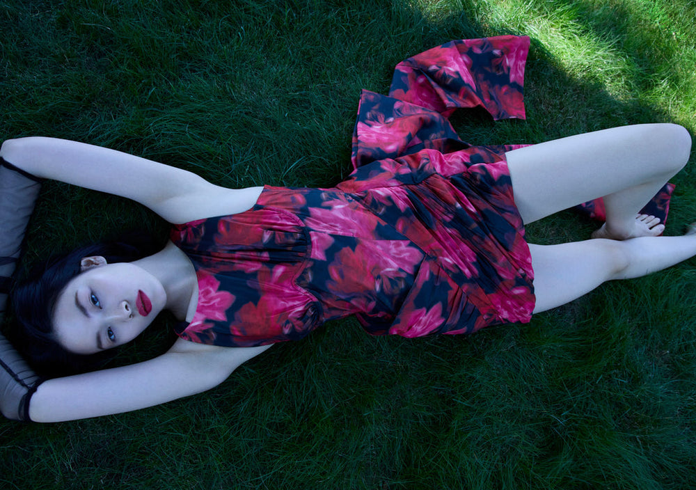 Dark Romance Mini Dress — Red