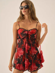 Tatum Mini Dress — Red