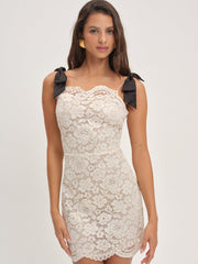 Lakeside Mini Dress — Gold