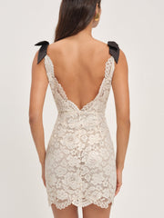 Lakeside Mini Dress — Gold