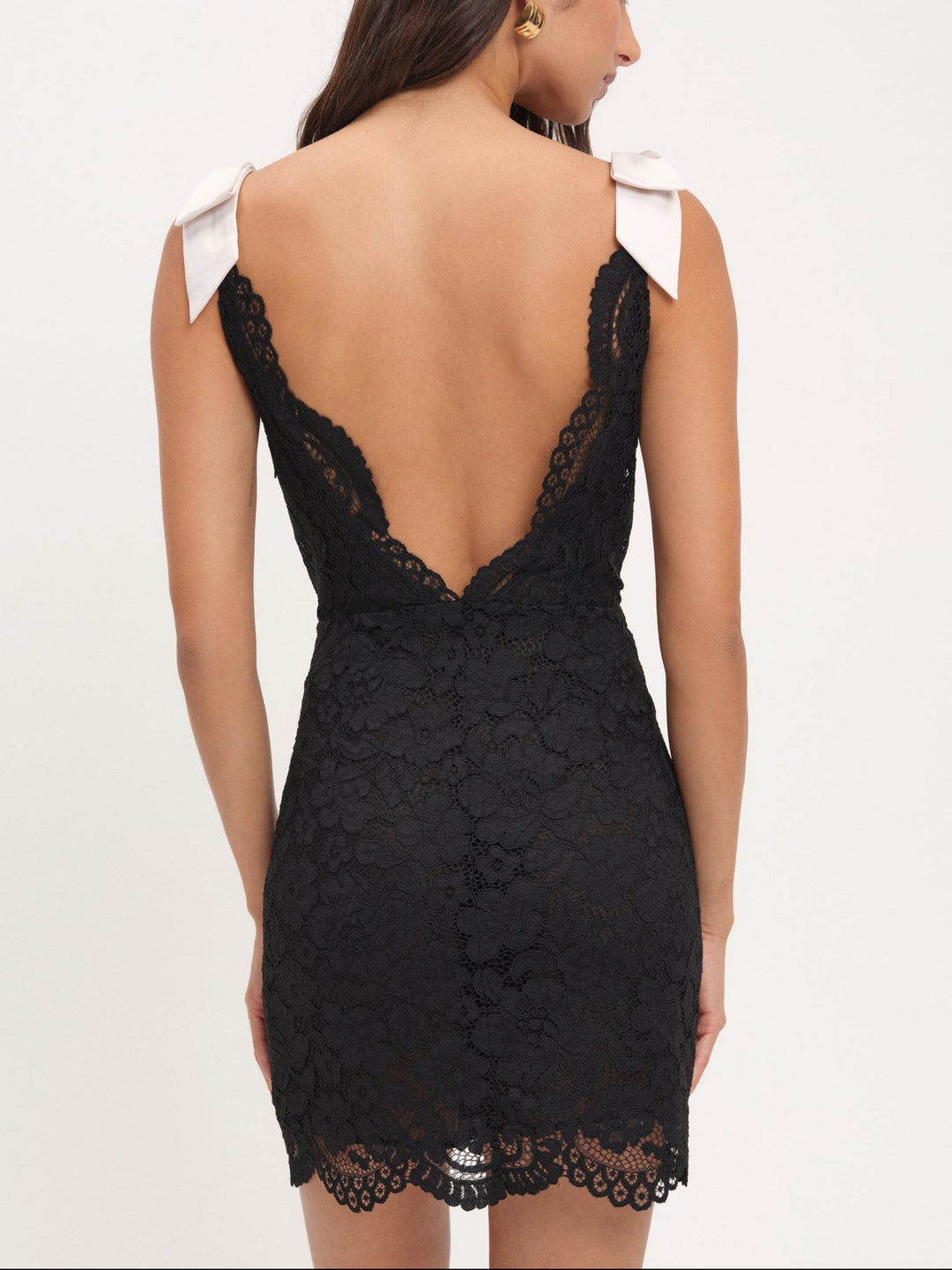 Lakeside Mini Dress — Black