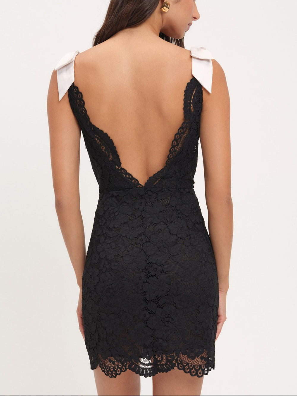 Lakeside Mini Dress — Black