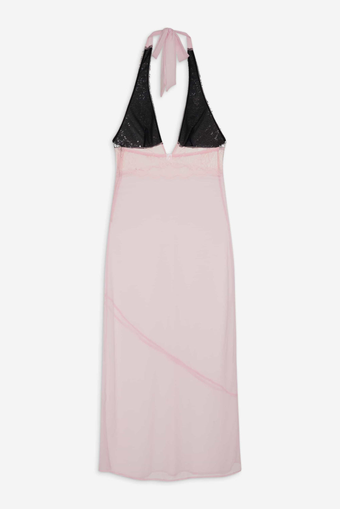 Maia Maxi Slip Dress — Pink