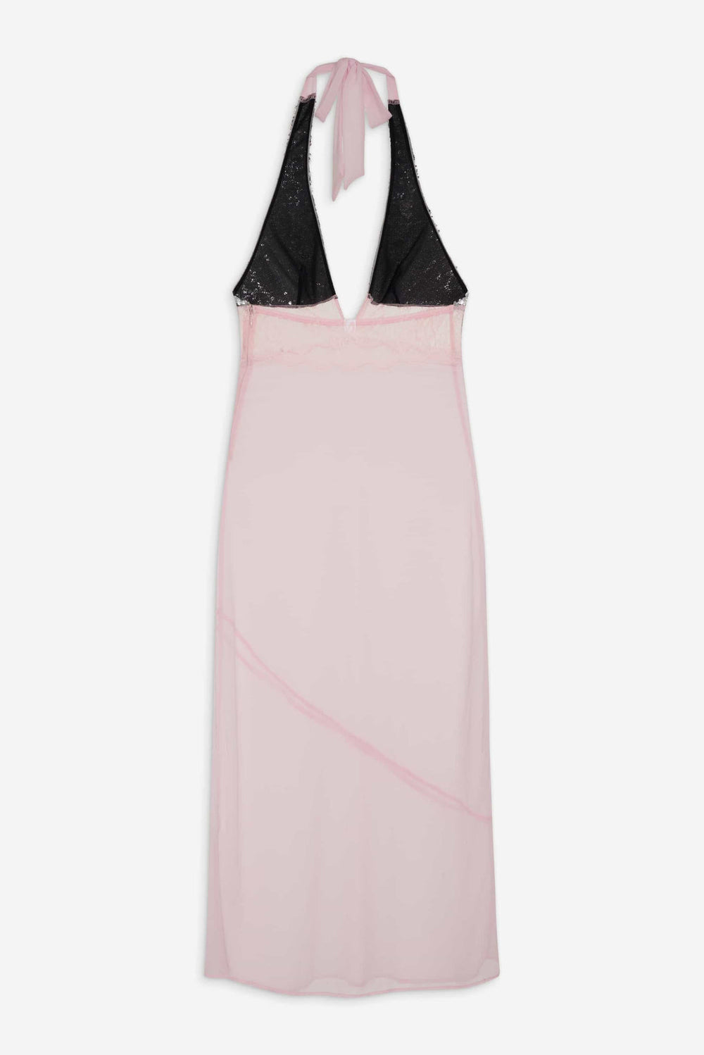 Maia Maxi Slip Dress — Pink