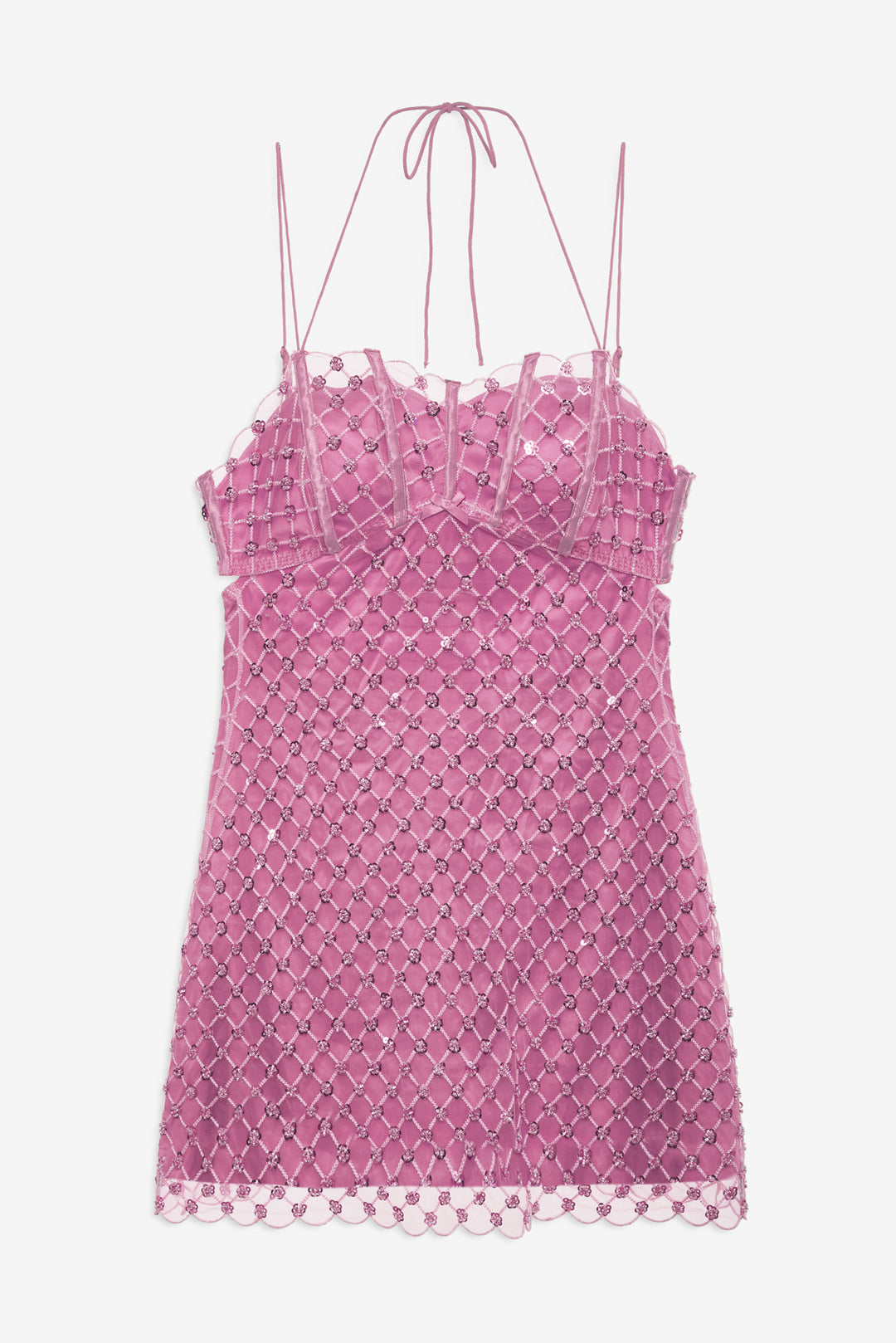 Dazzle Me Slip Dress — Pink