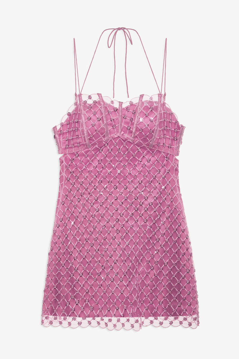 Dazzle Me Slip Dress — Pink