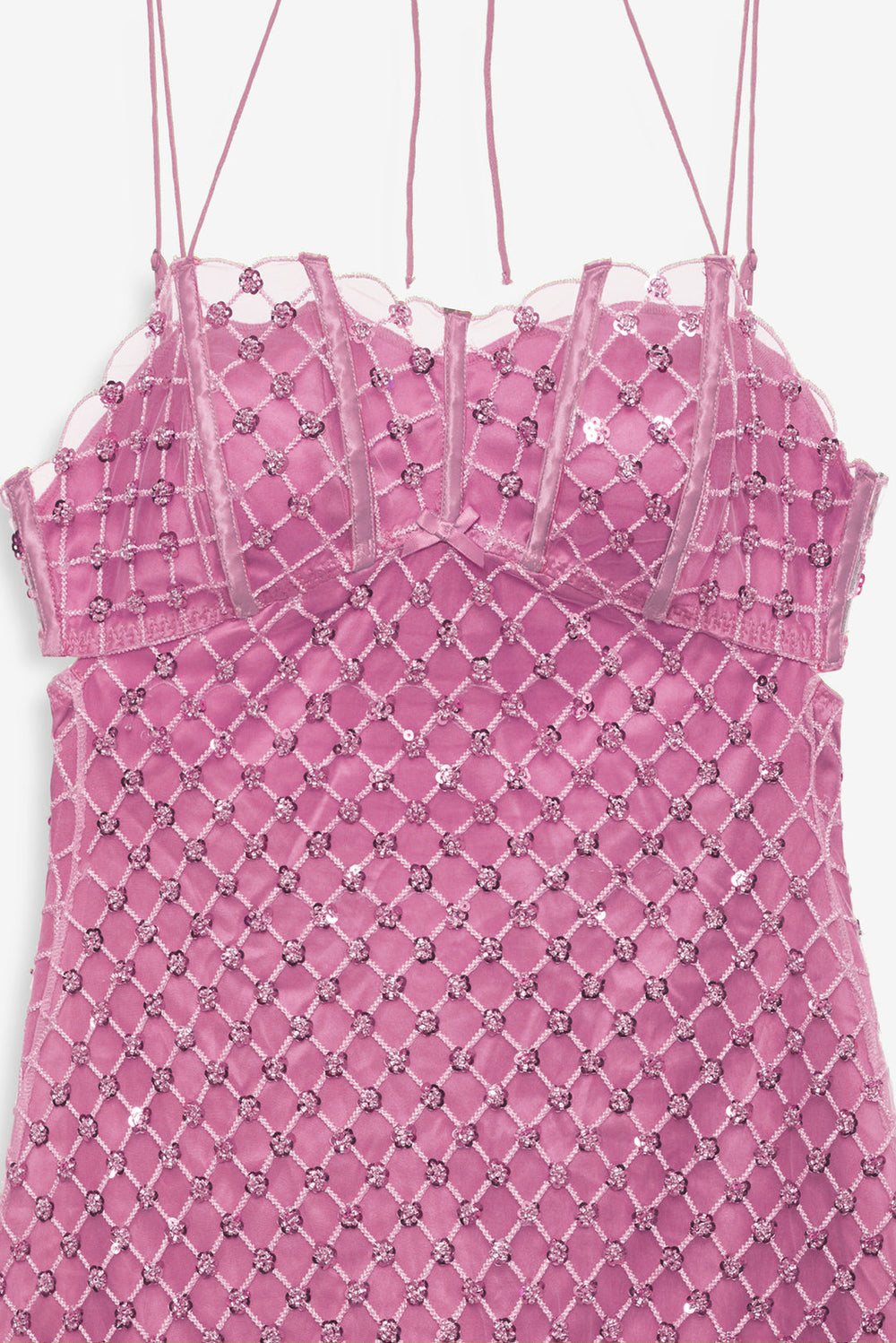 Dazzle Me Slip Dress — Pink