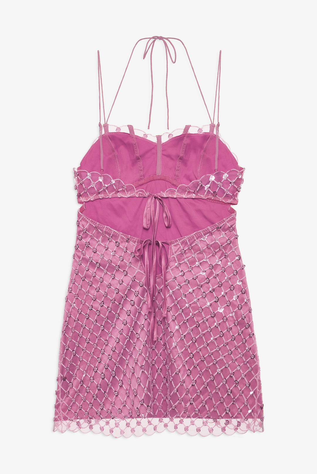 Dazzle Me Slip Dress — Pink
