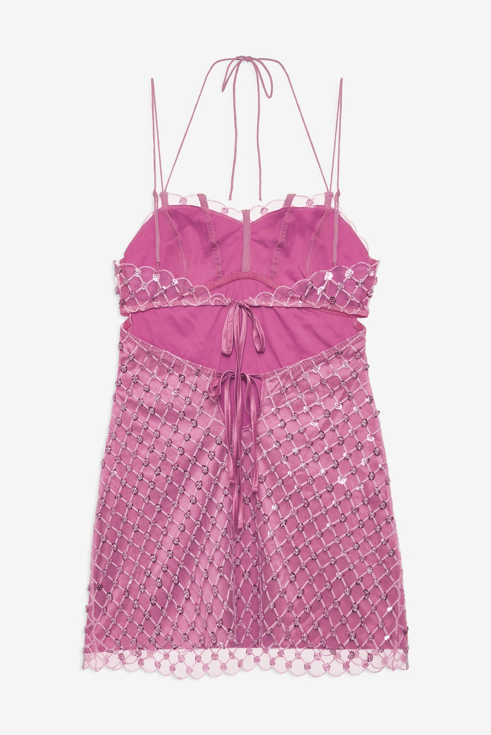 Dazzle Me Slip Dress — Pink