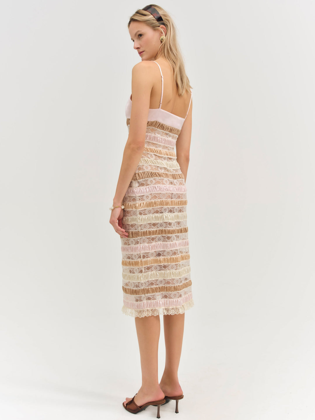Layer Cake Midi Dress — Pink