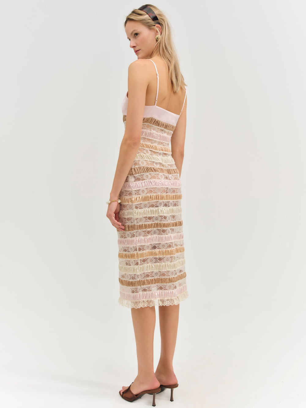 Layer Cake Midi Dress — Pink