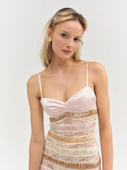 Layer Cake Midi Dress — Pink