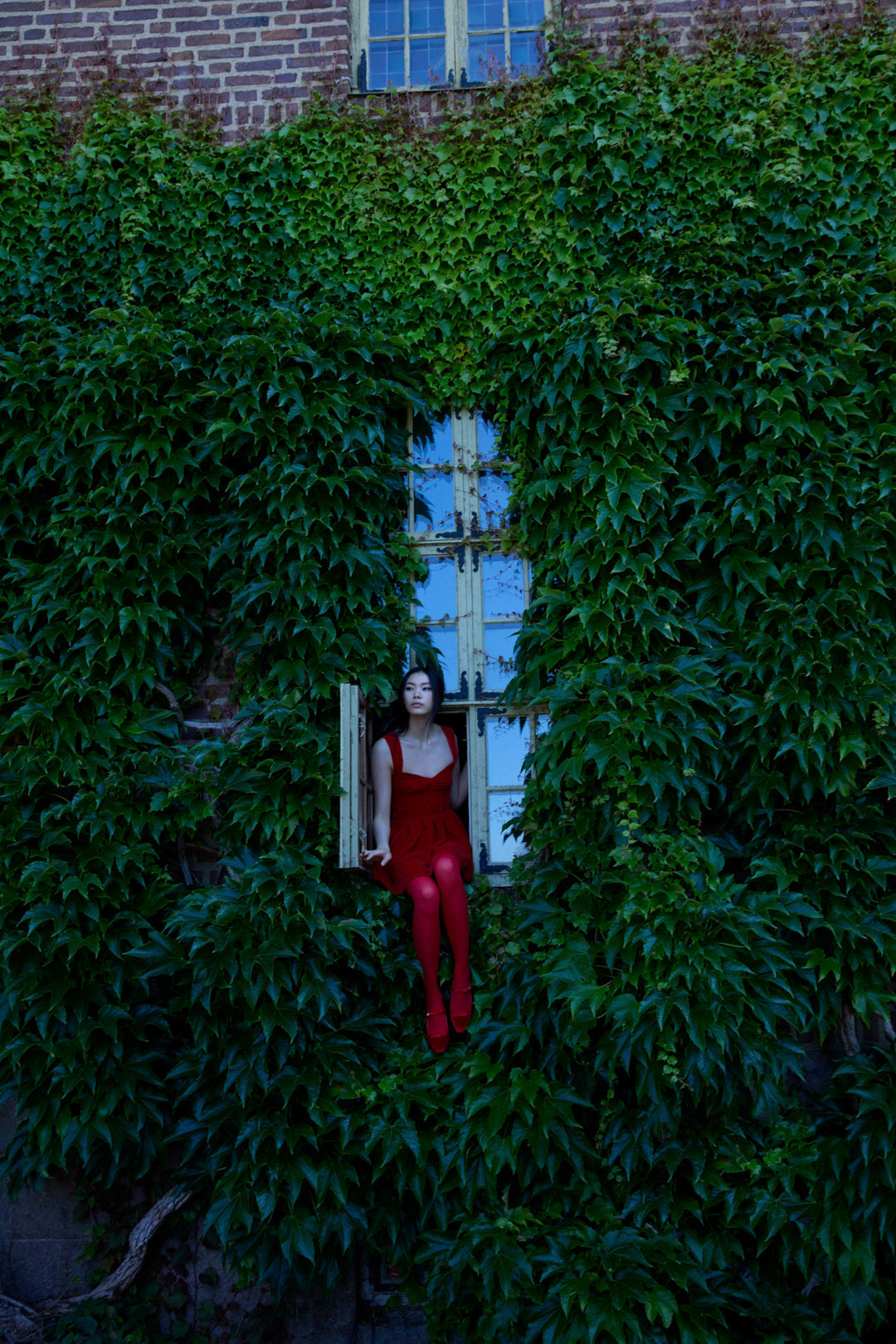 August Mini Dress — Red