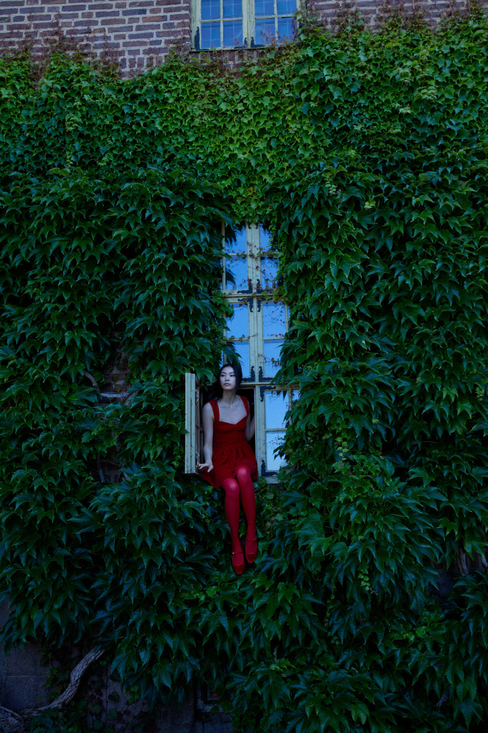 August Mini Dress — Red