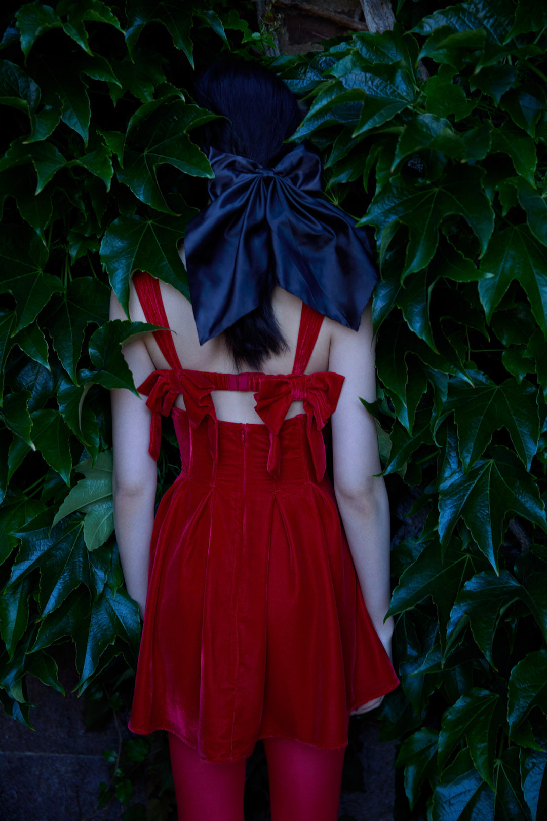 August Mini Dress — Red