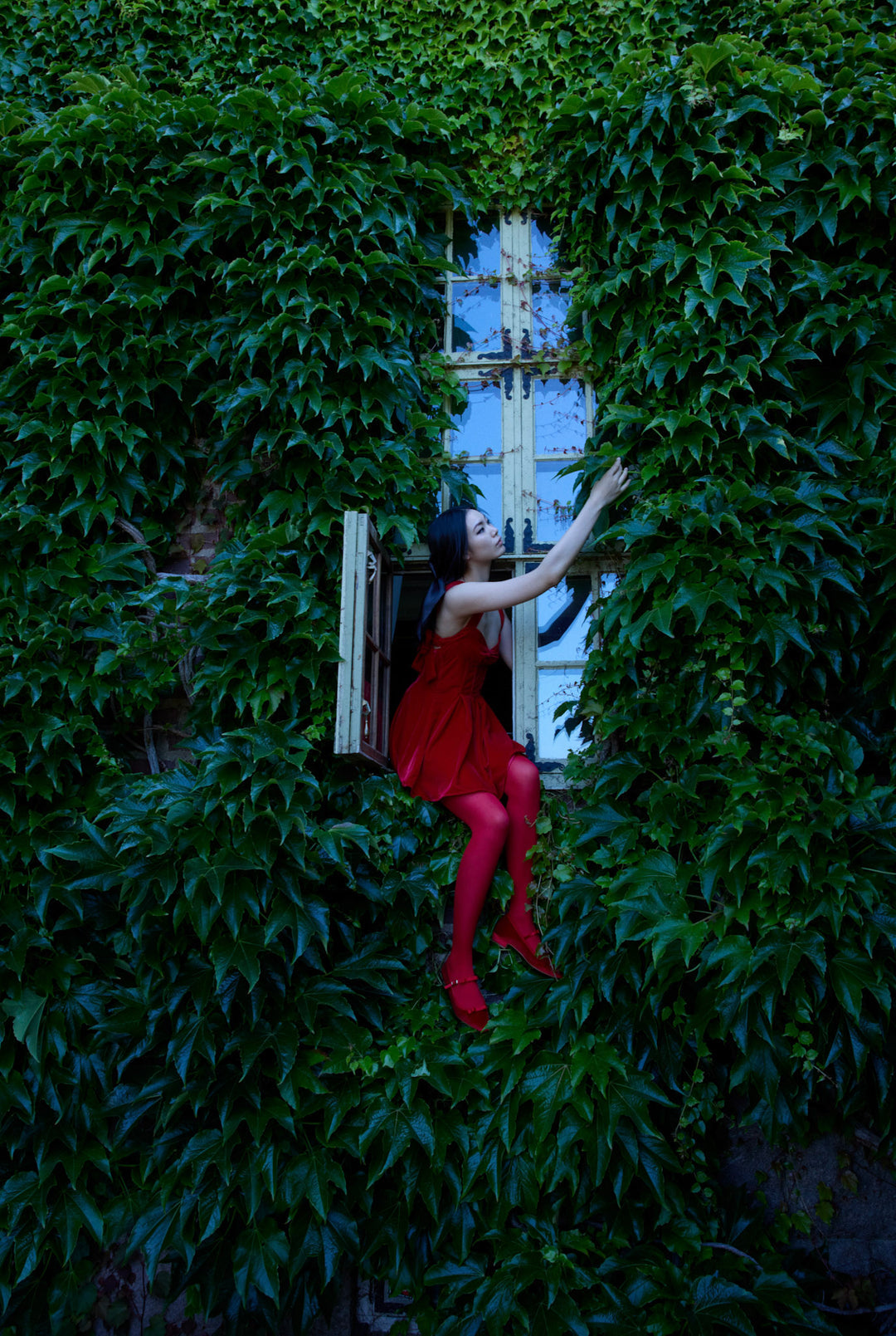 August Mini Dress — Red