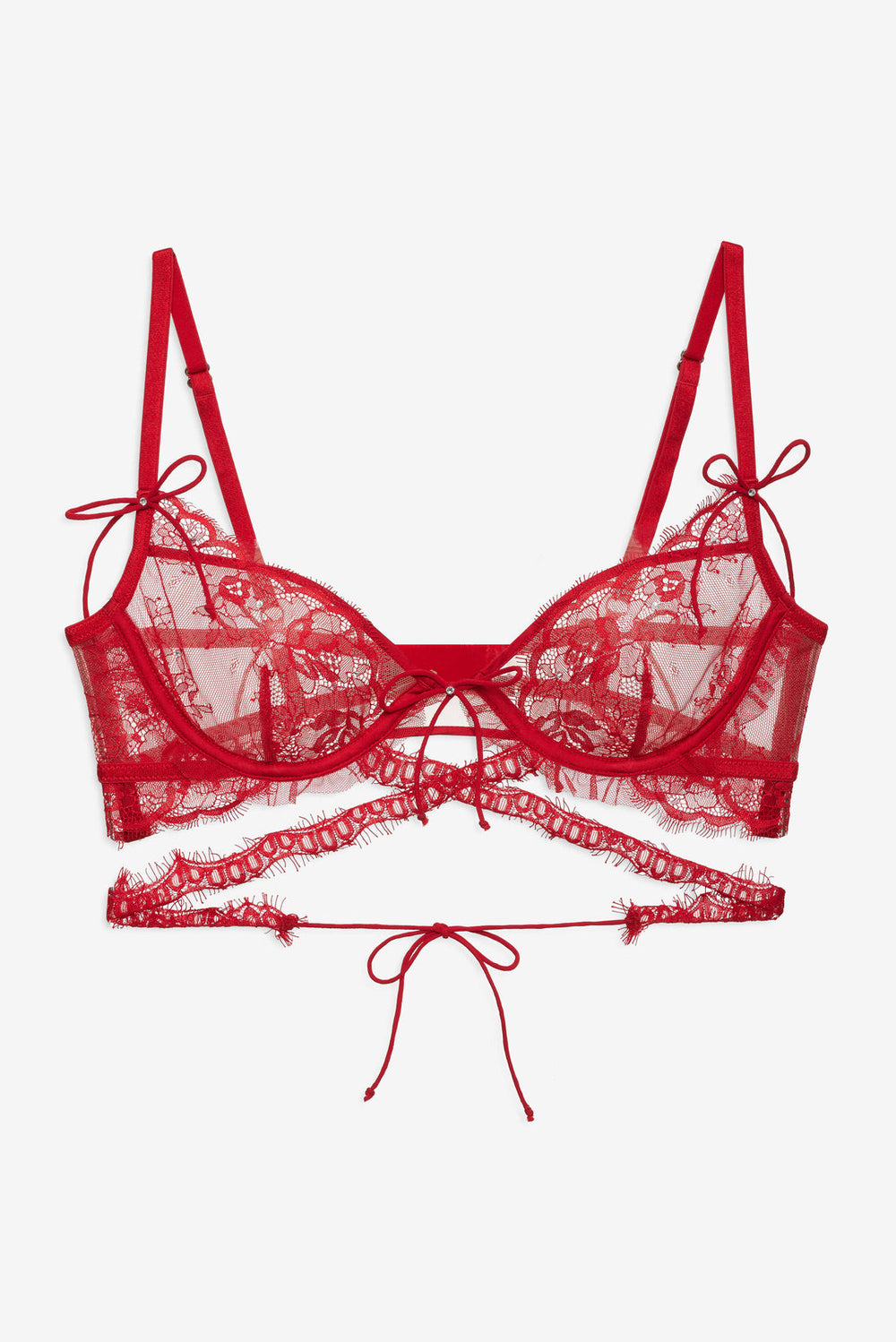 Sonja Underwire Bra — Red