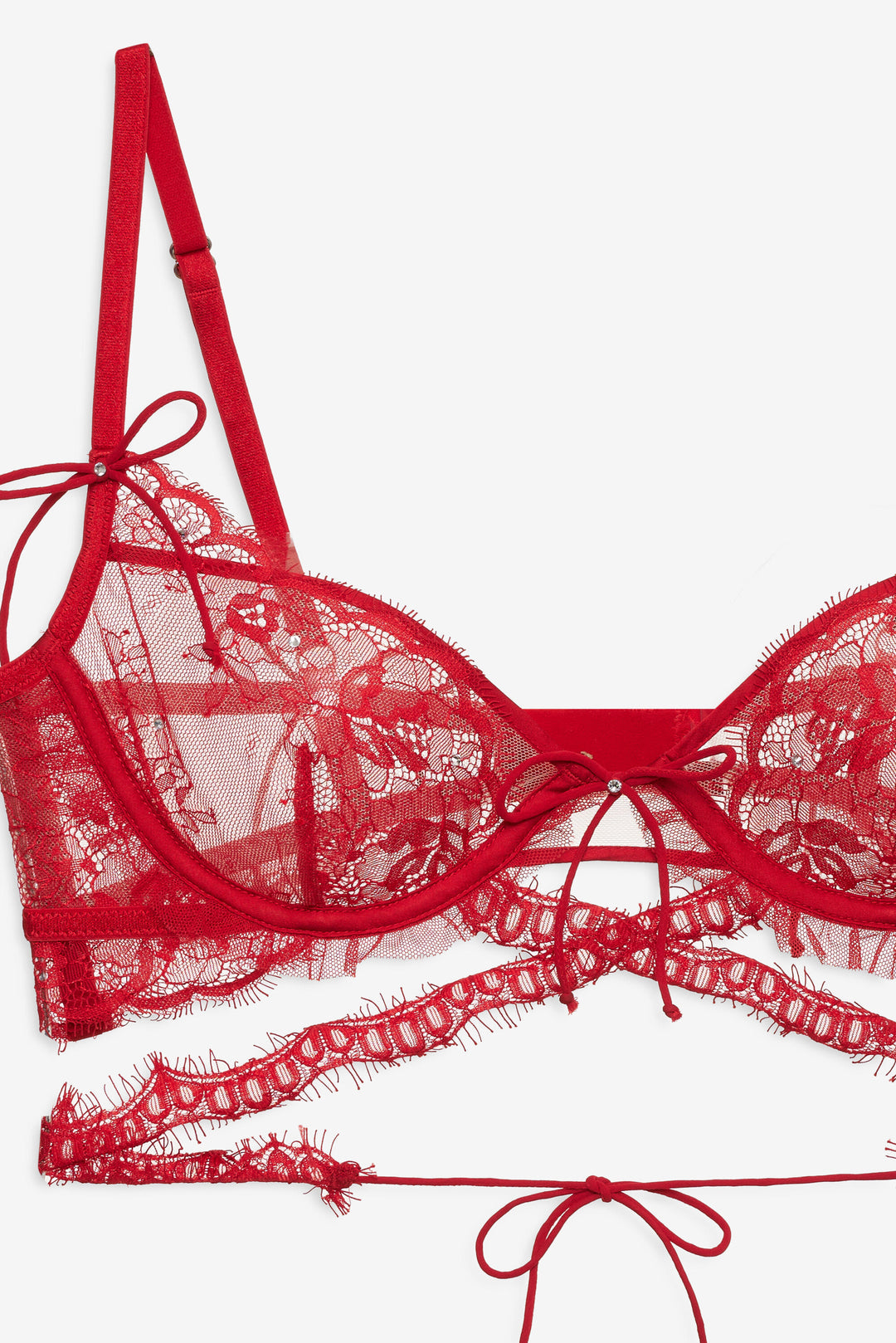 Sonja Underwire Bra — Red