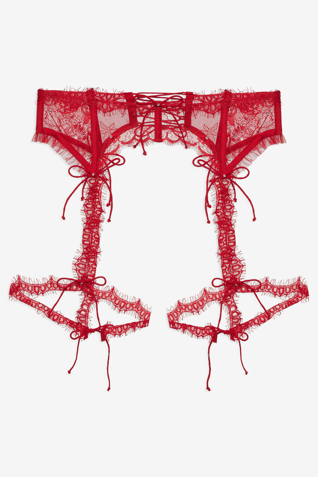 Sonja Garter Belt — Red