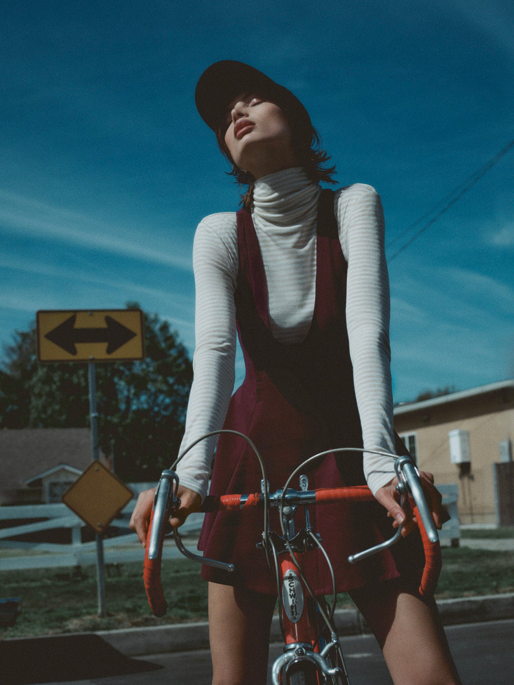 Selena Mini Dress — Burgundy