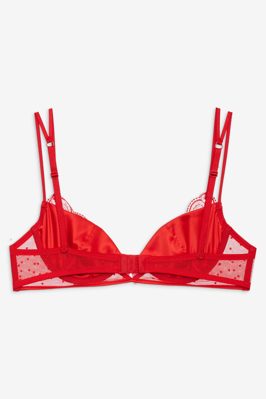 Heartbeat Underwire Bra — Red