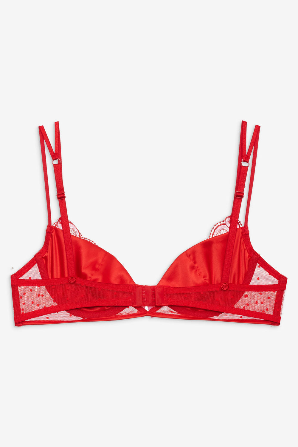 Heartbeat Underwire Bra — Red