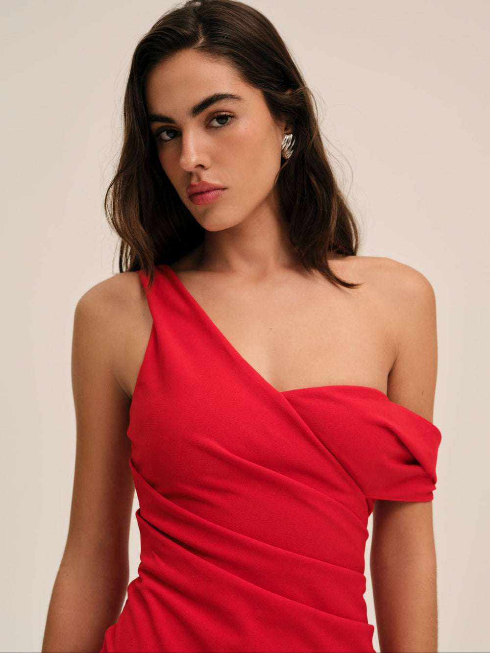 Amani Mini Dress — Red