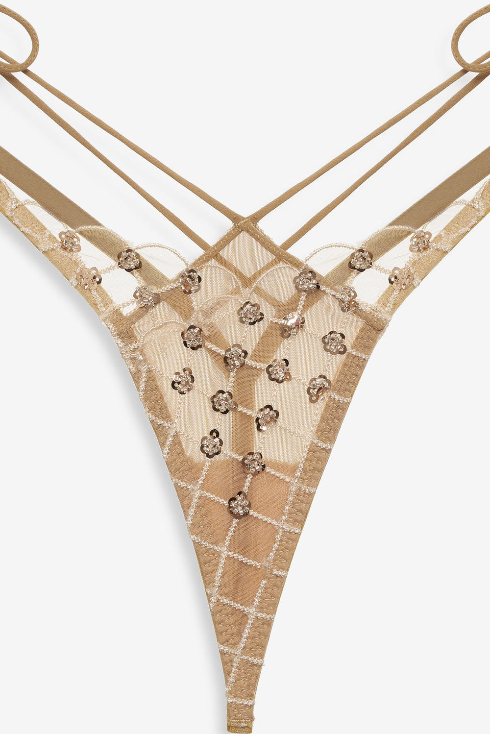 Dazzle Me Thong Panty — Gold