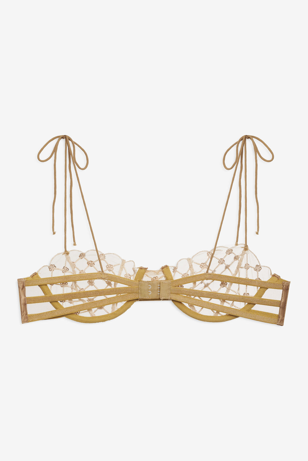 Dazzle Me Underwire Bra — Gold