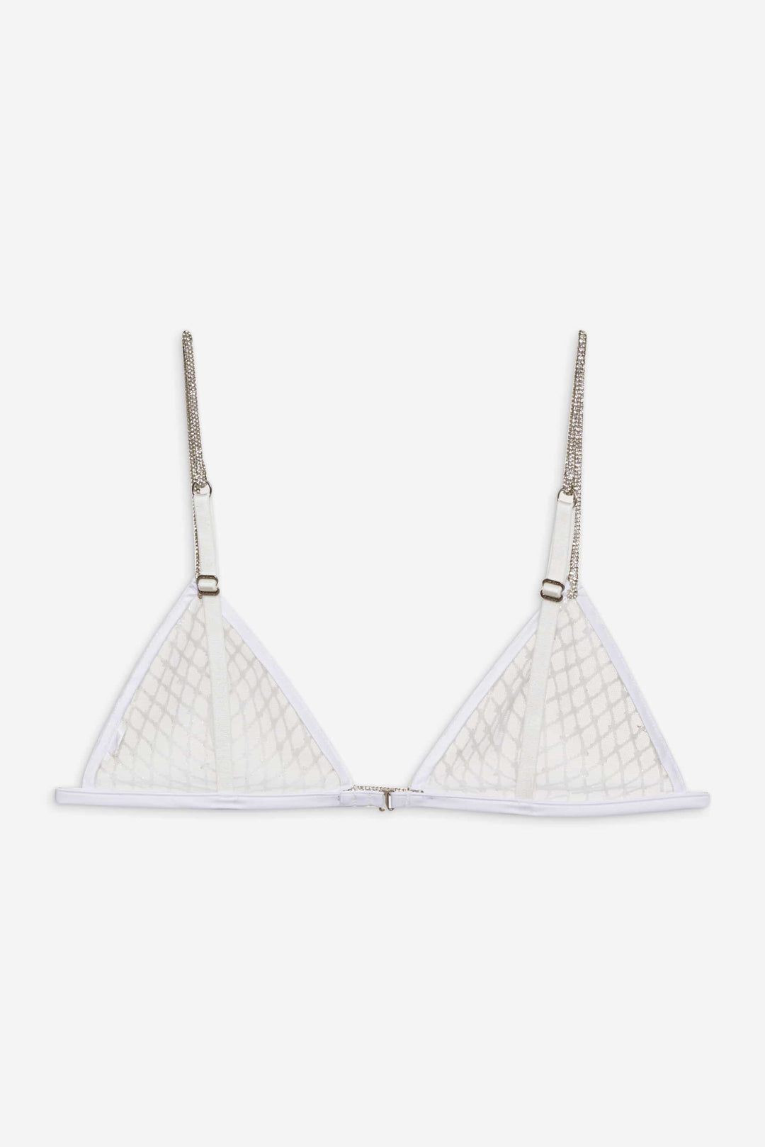 Glitter Bralette — White