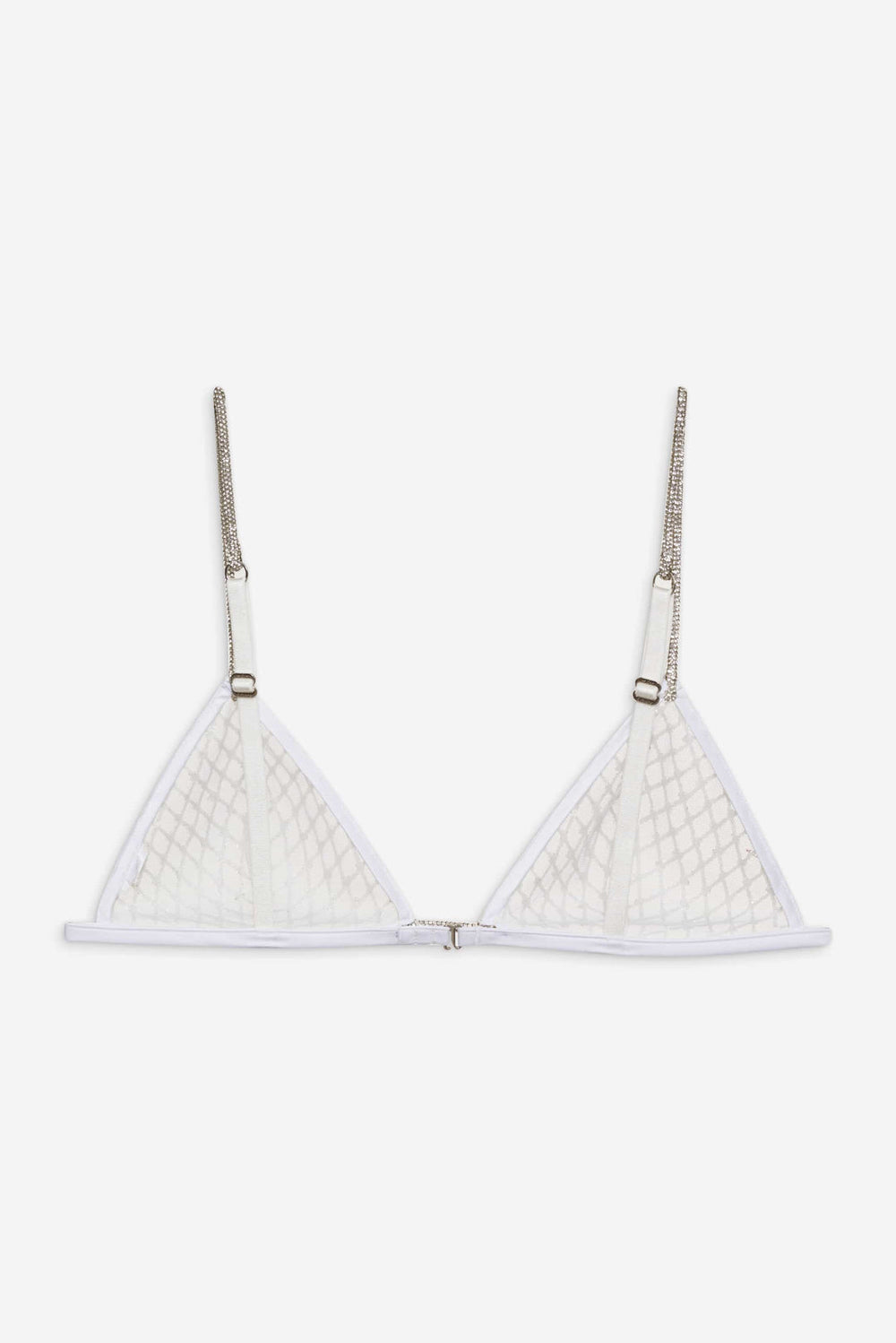 Glitter Bralette — White