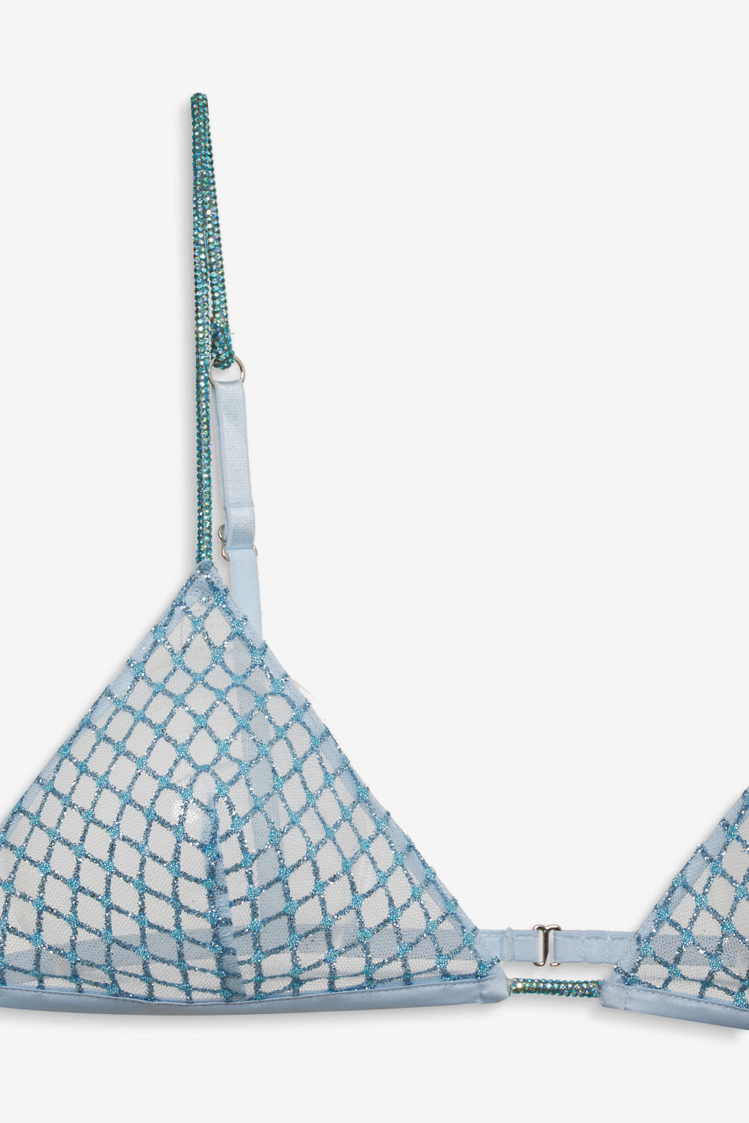 Glitter Bralette — Blue