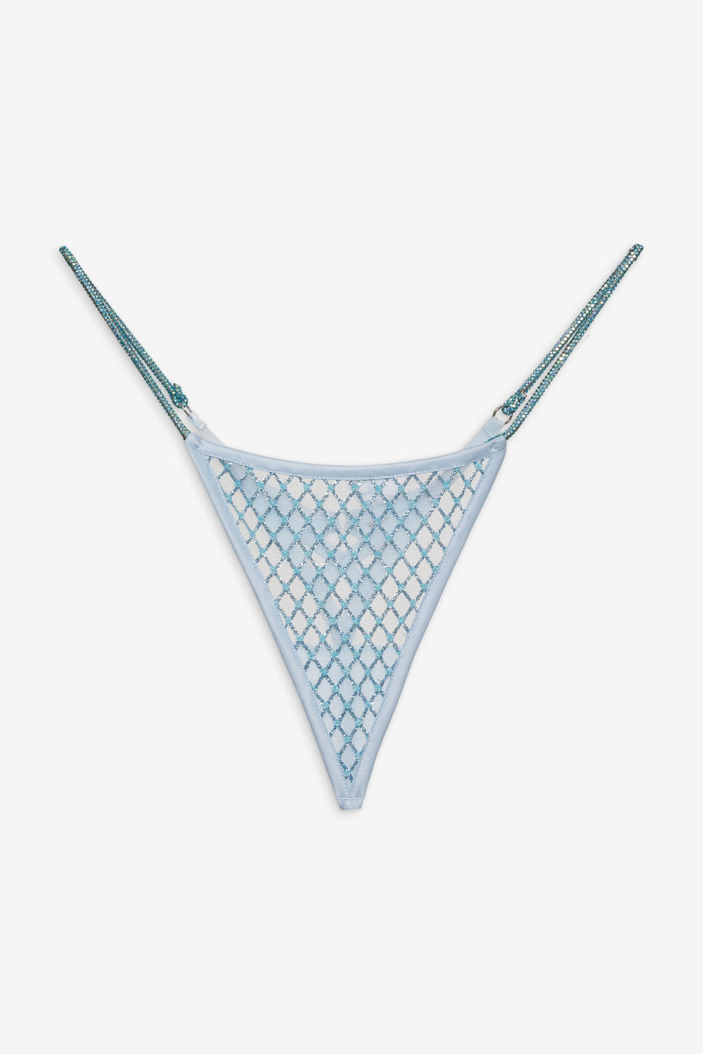 Glitter Thong Panty — Blue