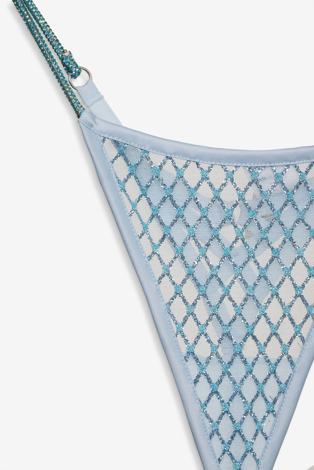 Glitter Thong Panty — Blue