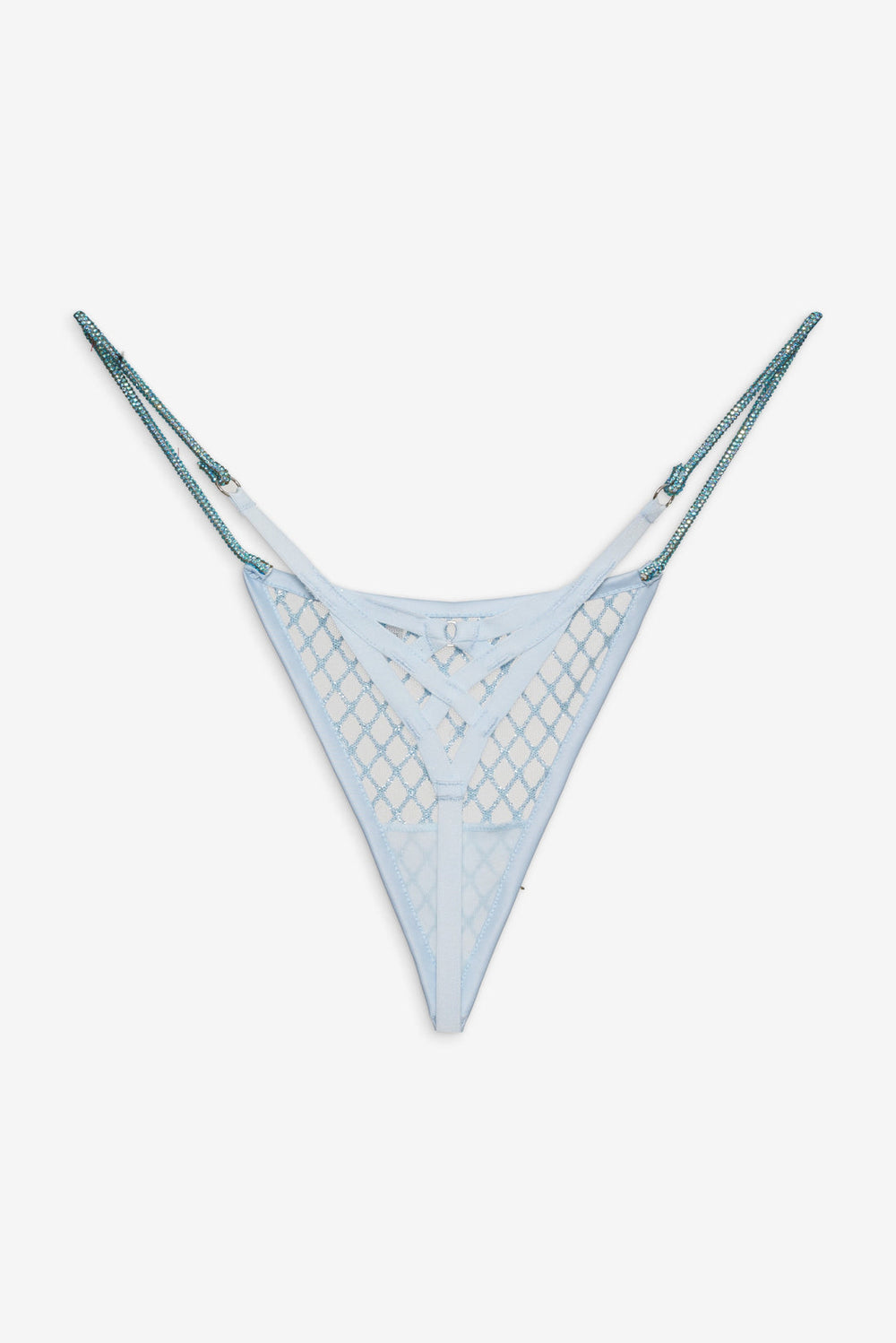 Glitter Thong Panty — Blue