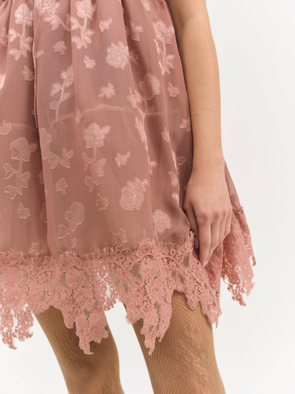 Olivia Mini Dress — Mahogany