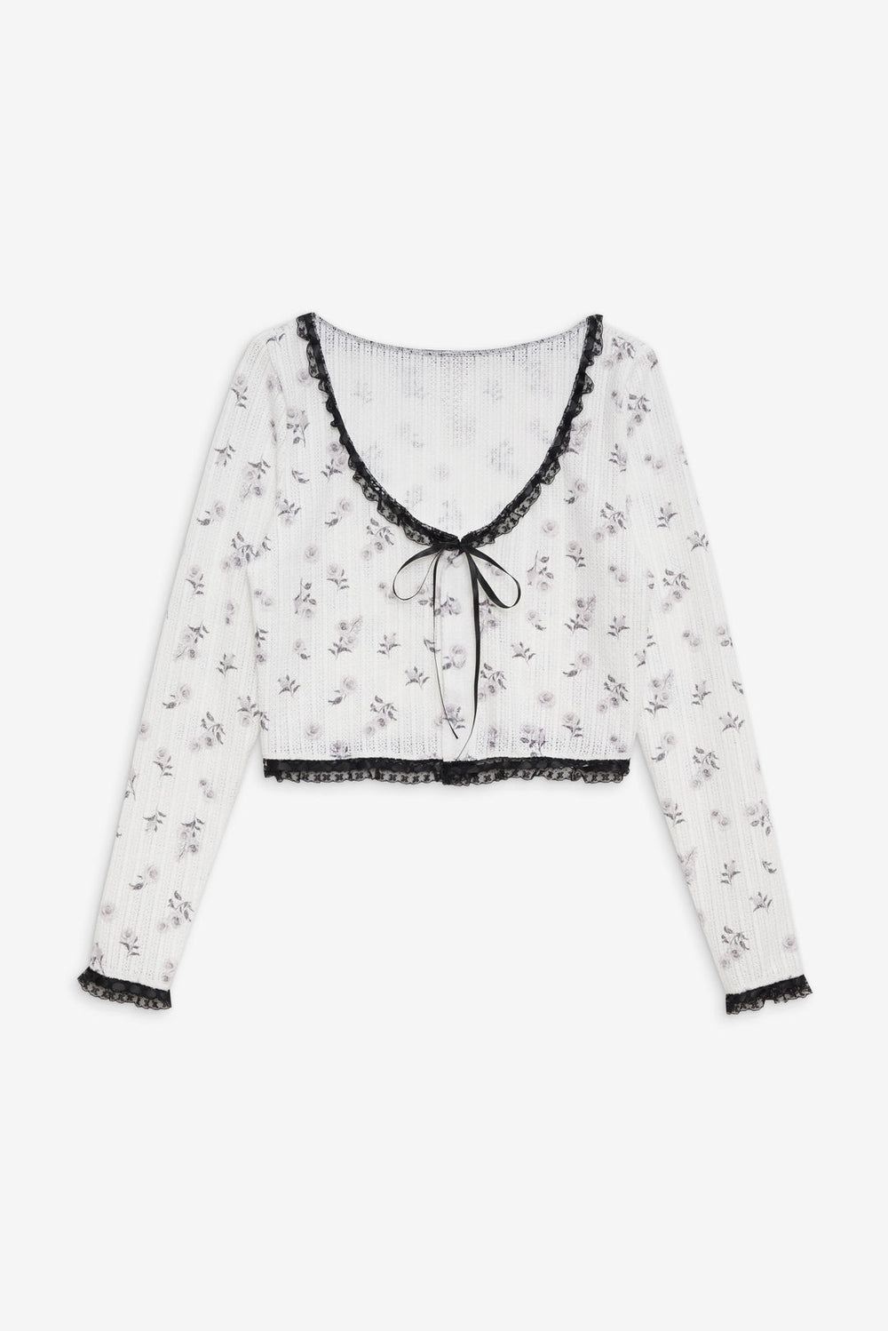 Fawn Cardigan — White