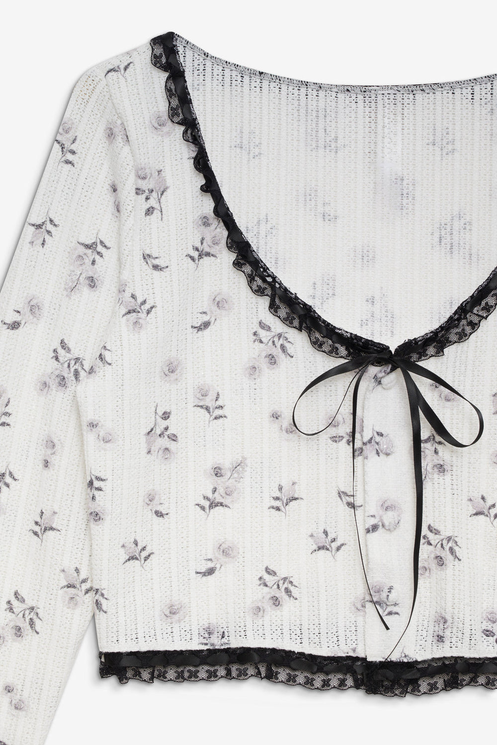 Fawn Cardigan — White