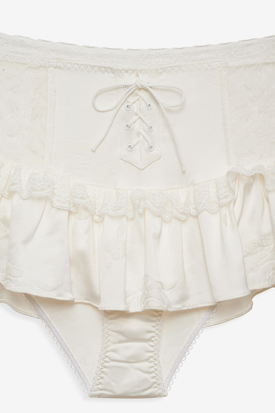 Lana Corset Skirt — White