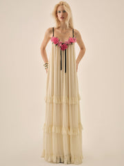 Rosalie Maxi Dress — Cream