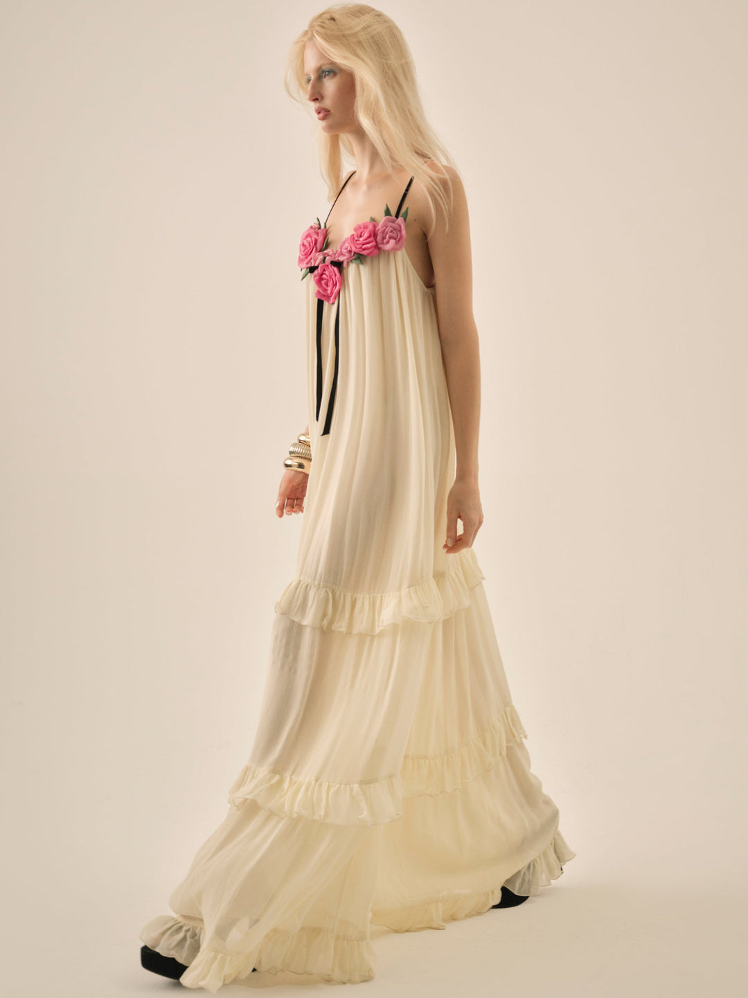 Rosalie Maxi Dress — Cream