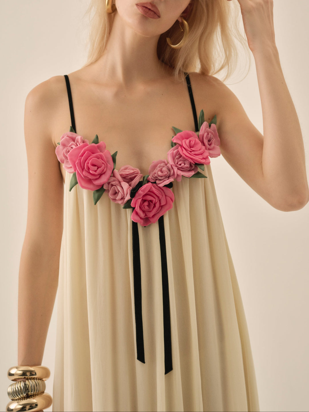 Rosalie Maxi Dress — Cream