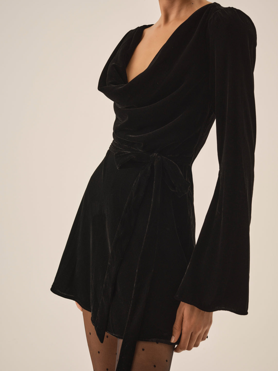 Lucinda Mini Dress — Black