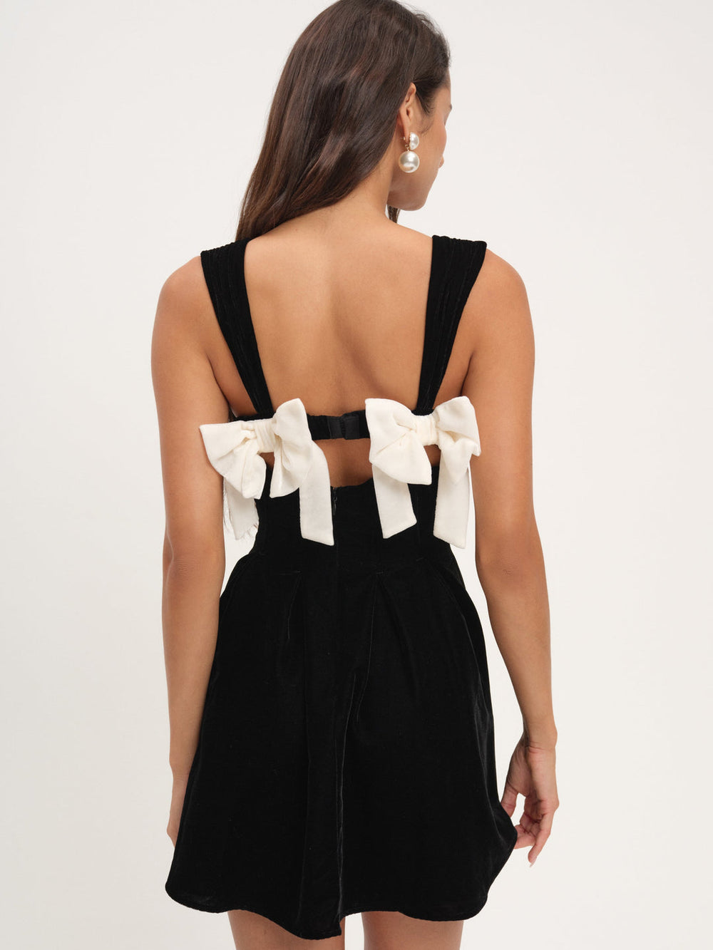 August Mini Dress — Black