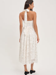 Lakeside Midi Dress — Cream
