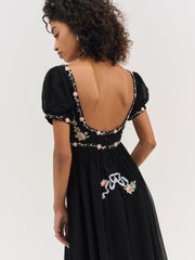 Rosemarie Maxi Dress — Black