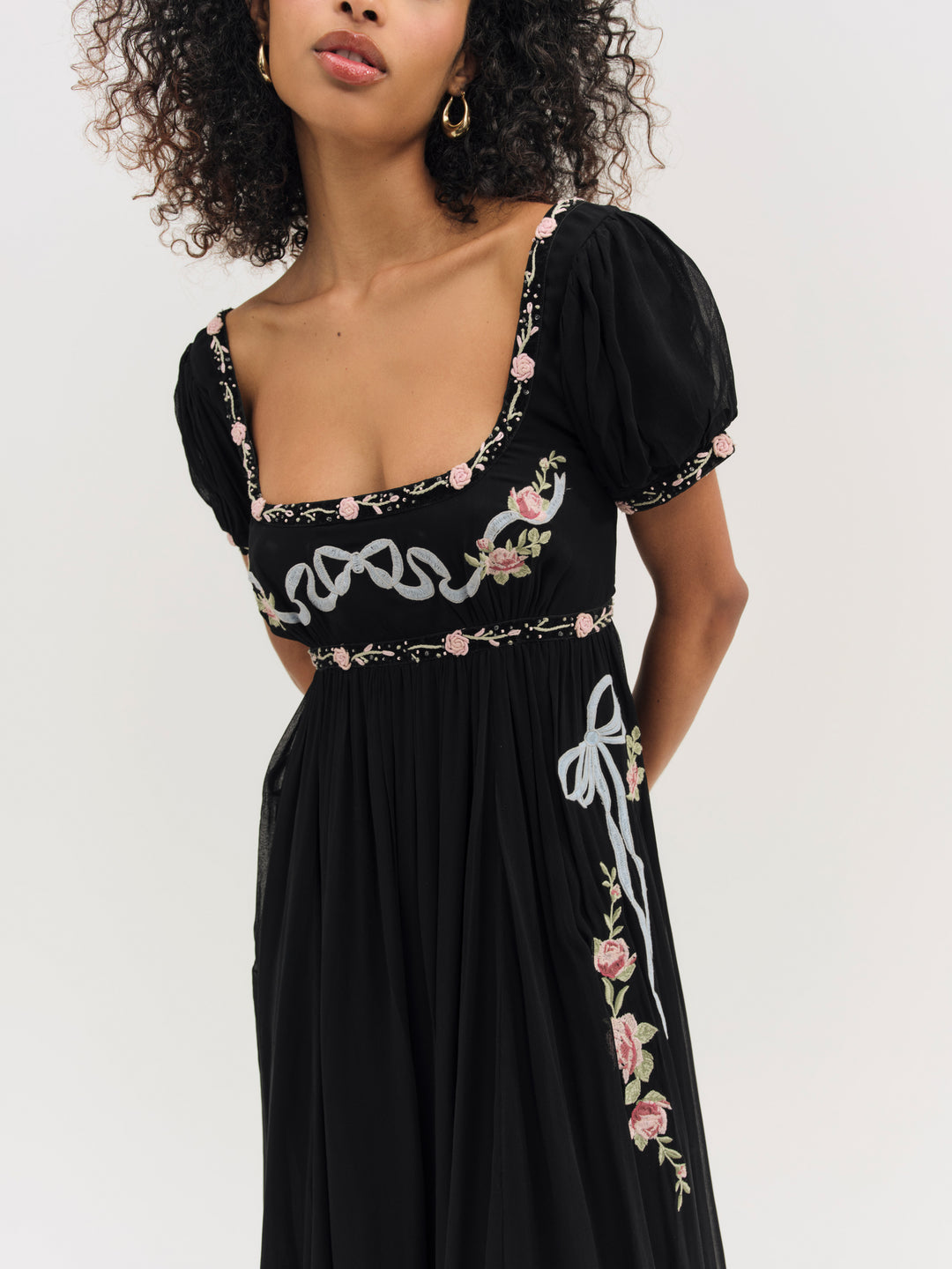 Rosemarie Maxi Dress — Black