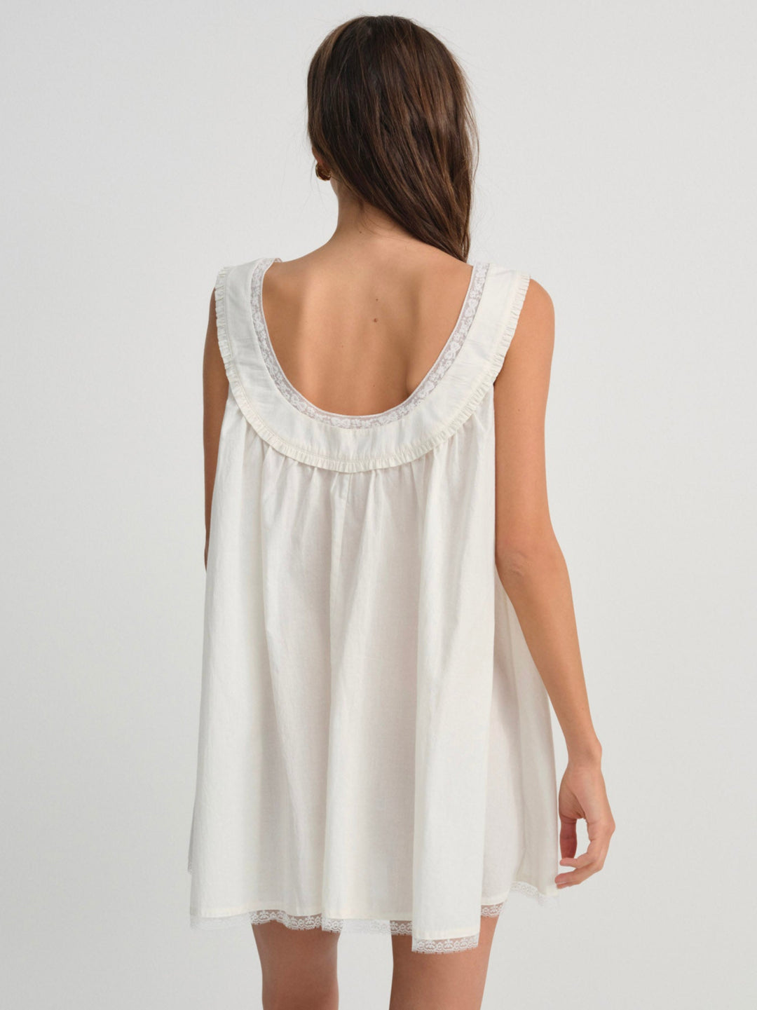 Venetia Slip Dress — Vintage Cream