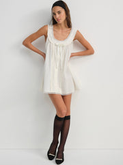 Venetia Slip Dress — Vintage Cream