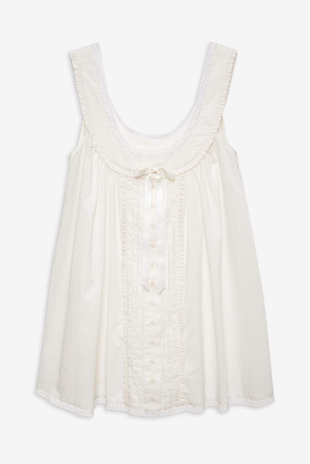 Venetia Slip Dress — Vintage Cream